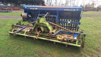 Dowdeswell Power harrow c/w Fiona Apollo DR seed drill c/w control box and spares