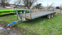 Stewart 26ft low loader/bale trailer