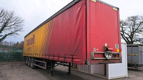 2004 Montracon Tautliner trailer, no MOT