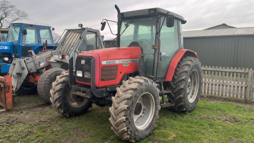 MF 4255 4wd tractor Y227GTG - V5 in office
