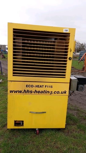 Waste oil workshop heater