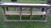 Wooden workbench