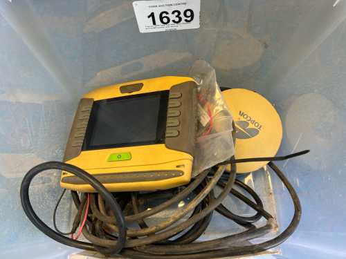 Topcon GPS light bar with SG1 receiver and GX45 screen and wiring