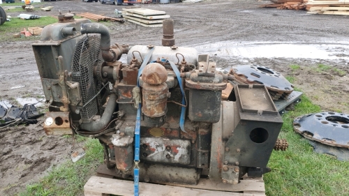 Ruston & Hornsby class YC 3 cylinder engine, skid unit ex Dragline