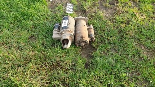2x starter motors