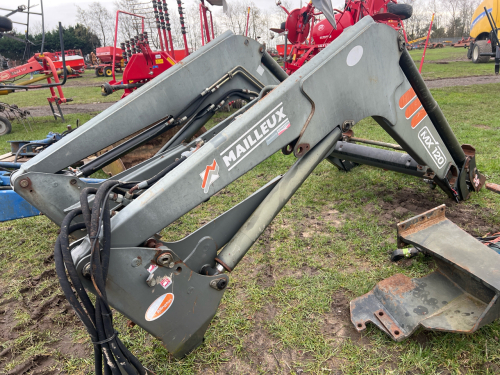 Mailleux MX120 tractor front loader c/w brackets, joystick etc suit MF 6180 etc