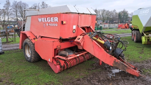 Welger D4000 square baler used last year , working order