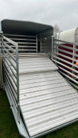 Ifor Williams DP120 12ft livestock trailer with sheep decks and 3 divider gates, hitch lock and keys. 2023, NO VAT - 3