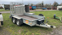 Bateson 1064 GP trailer, twin axle, long ramp, strap box, 2.6T gross