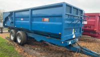 AS Marston 14T root trailer c/w hydraulic back door and sprung drawbar