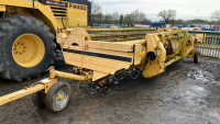 New Holland whole crop header with attachment