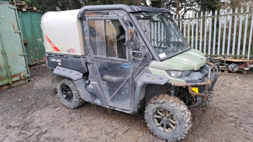 Can Am Traxter HD8 full cab and heater canopy, road reg, tow bar, winch, bumper