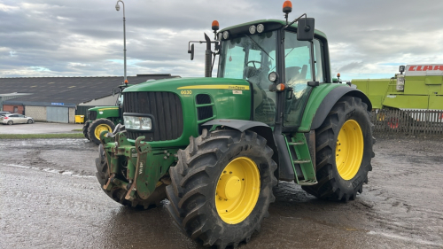 John Deere 6630 Premium tractor, 40k Auto Quad gearbox, front linkage, 4x electric scv’s, 650/65 R38 rear and 540/65 R28 front tyres