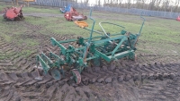 Leverton 6 row steering beet scruffler manual and spares in office<br/>