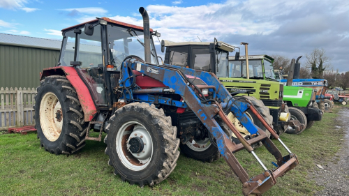 Case 4230 tractor c/w Tanco loader, P23DEC, V5 in office