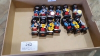 13 x vintage Robertson's band figures, hand painted