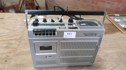 Waltham TV/Radio/Cassette recorder with power lead.