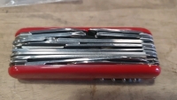 New quality large Swiss army style knife with scissors, pliers, saw, corkscrew etc