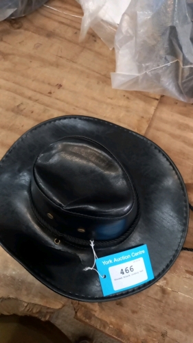 Unisex black cowboy hat