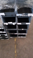 10 x XL5 stackable lin bins, good clean condition