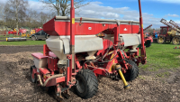 Kverneland Accord Optima 6 row maize drill with fertilizer applicator c/w marker arms