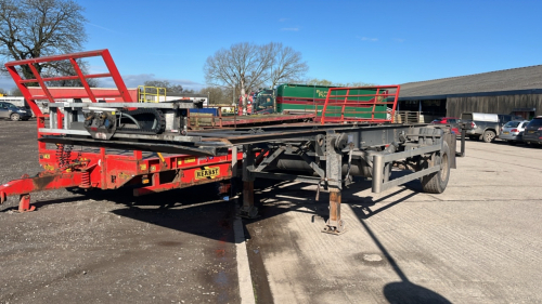 Single axle Urban artic trailer