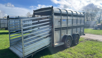 Ifor Williams cattle trailer with sheep decks and divider gates - 2