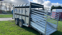 Ifor Williams cattle trailer with sheep decks and divider gates - 3