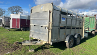 Ifor Williams cattle trailer with sheep decks and divider gates - 4