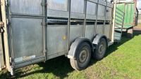 Ifor Williams cattle trailer with sheep decks and divider gates - 6