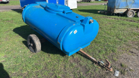 1000 ltr drinking water tank and rully trailer
