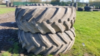 2 x 710/75R42 Trelleborg TM1000 High Power, part worn - 4