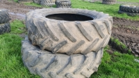 2 x 520/70/38 tyres