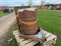 Concrete tractor weight