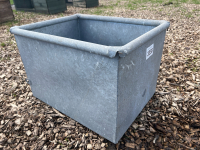 600mm new galvanised water trough
