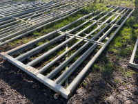 2 x galvanised farm gates