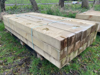 24 x tanalised fence posts 6'x4'x4'