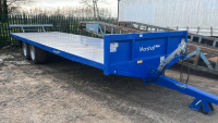 Marshall 28ft bale trailer, 2021