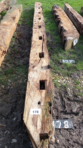 Reclaimed Oak beam approx 270mm x 280mm x 4.9m