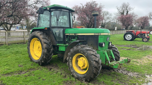 John Deere 3050 4wd tractor, J619 HSK, front linkage, V5