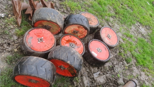 9 x press wheels for a Mzuri drill