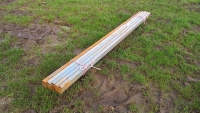 20 x Steel box section 40mm x 40mm x 8ft long