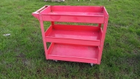 Large red mechanics tool trolley - 3