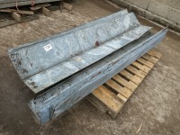 Galvanised ridging approx 15 x 6ft