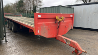 32ft tri-axle artic James Barraclough trailer conversion, air brakes - 2