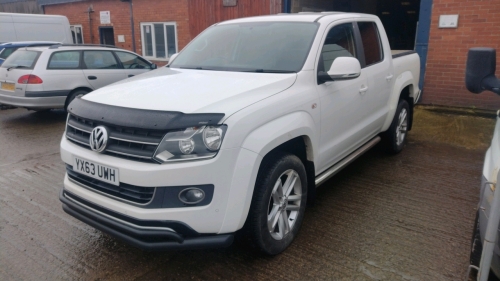 2013 VW Amrock 2.0 TDi Highline 4Motion crew cab pick-up -00’s 172644 - MOT 13/10/24, 2 keys, full V5, YX63UWH - 3 former keepers - HPi Clear