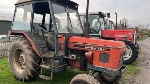 Zetor 7011 tractor, 3340 hours