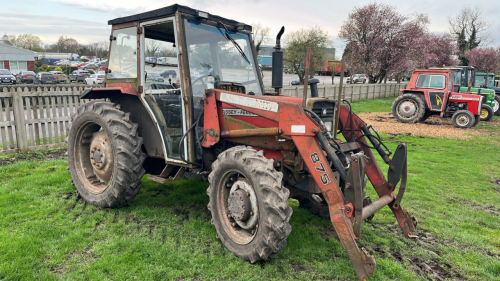 Massey Ferguson 350 4wd tractor with cab and loader