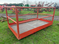 8ft man basket/telehandler safety cage, pallet tines fittings - 3