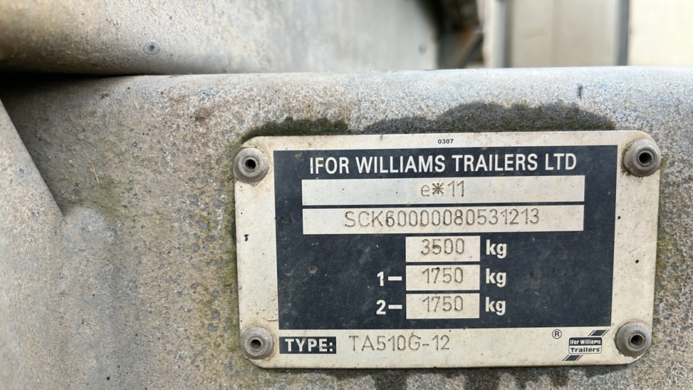 Ifor Williams TA510-12 cattle trailer with decks | York Machinery Sale ...